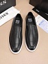 Кожаные лоферы Hugo Boss embossed logo - Black / White
