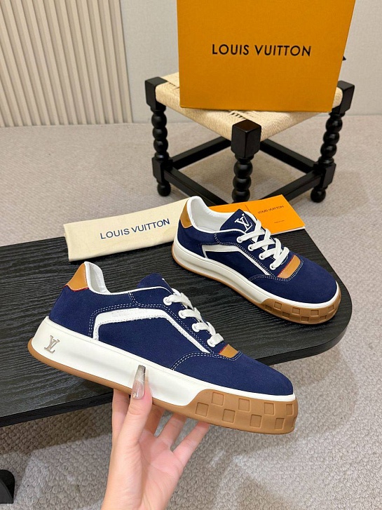 Мужские кроссовки Louis Vuitton Tilted - Navy Blue