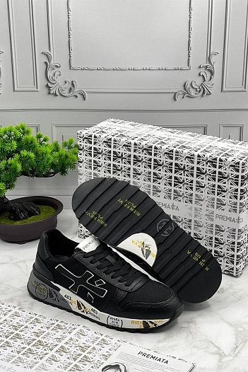 Комбинированные кроссовки Premiata Mick - Black   