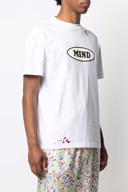 Белая футболка Palm Angels x Missoni MIND