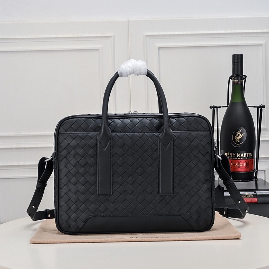 Кожаный портфель Bottega Veneta Premium 39x29x9 см