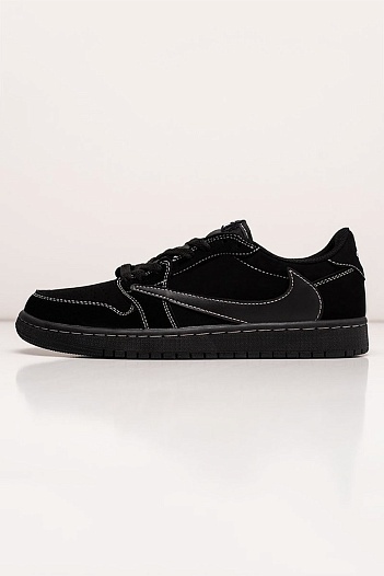 Кроссовки Nike Air Jordan 1 x Travis Scott "Black Phantom"   