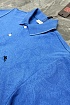 Синее поло Etro с узором пейсли