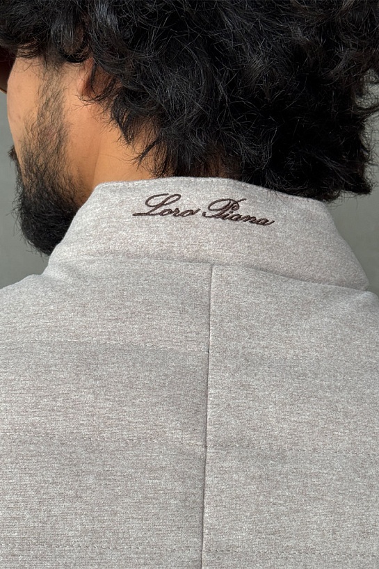 Мужской бежевый жилет Loro Piana