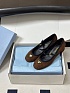 Женские замшевые туфли Prada premium