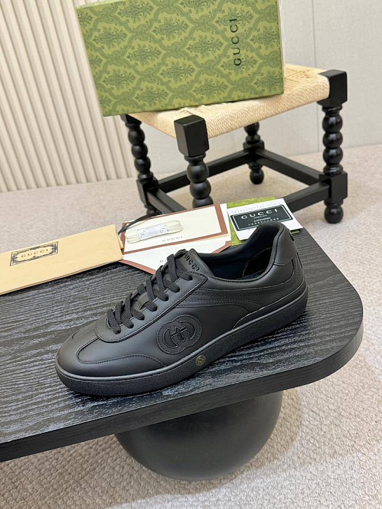 Мужские кроссовки Gucci G75 - Black