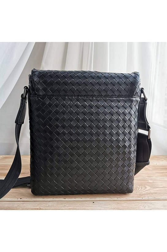 Кожаная сумка Bottega Veneta Intrecciato 27x24 см