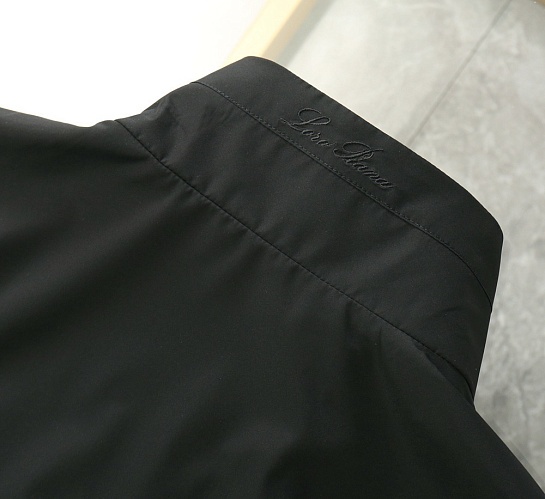 Мужская чёрная ветровка Loro Piana
