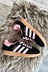 Женские кроссовки Adidas Spezial - Black / Pink