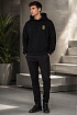 Чёрное худи Dolce & Gabbana Bee Crown embroidery