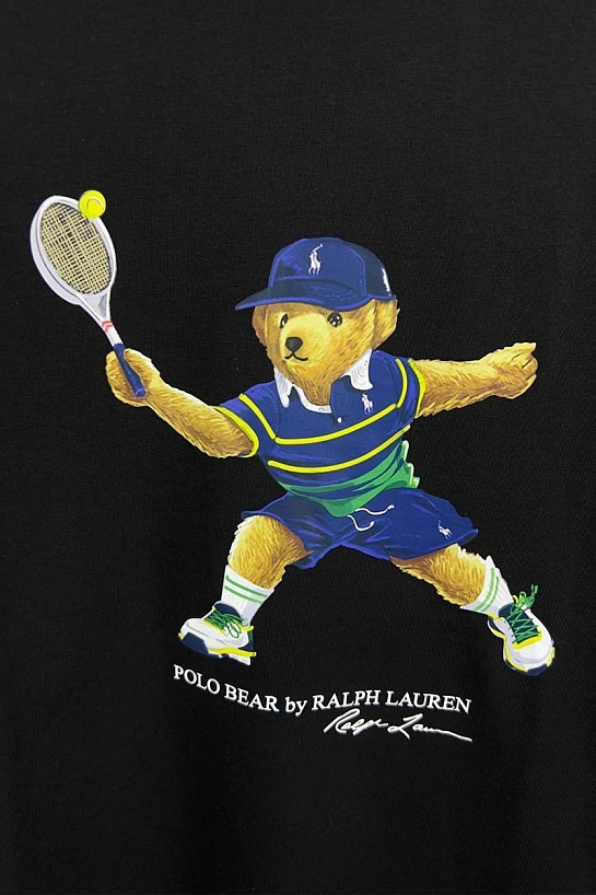 Чёрная футболка Роlо Ralрh Lаurеn US Open 